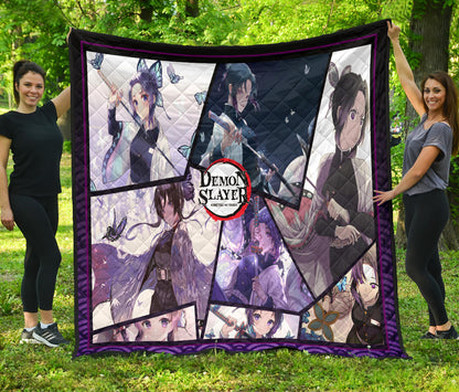 Shinobu Kocho Insect Hashira Demon Slayer Area Rug Anime Home Decor Custom For Fans NA052008