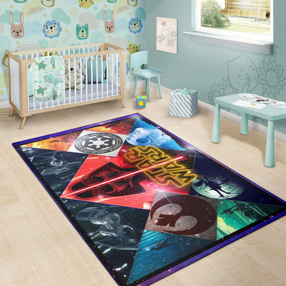 Darth Vader Landscapes Star Wars Area Rug Movie Home Decor Custom For Fans NT051103