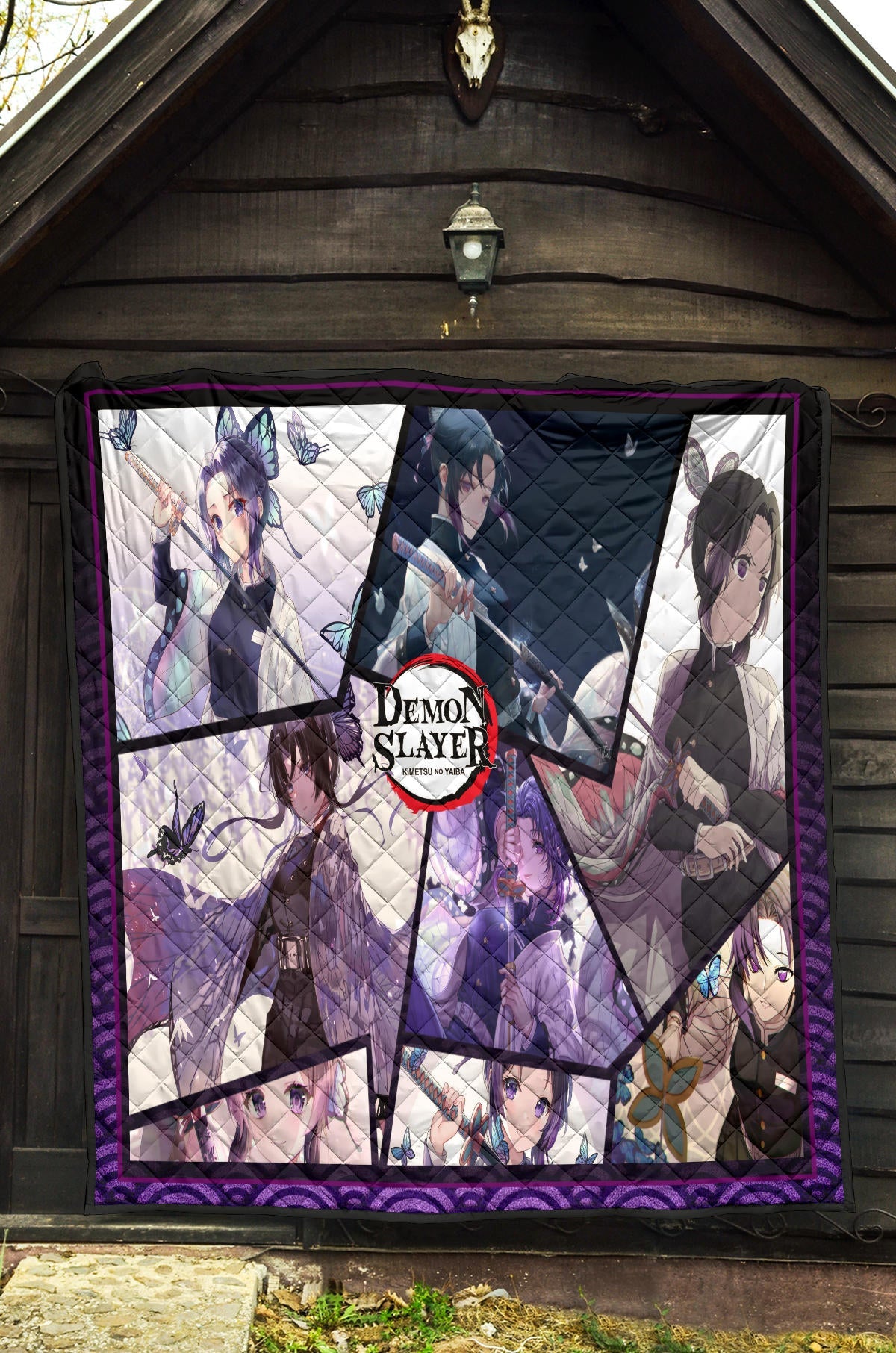 Shinobu Kocho Insect Hashira Demon Slayer Area Rug Anime Home Decor Custom For Fans NA052008