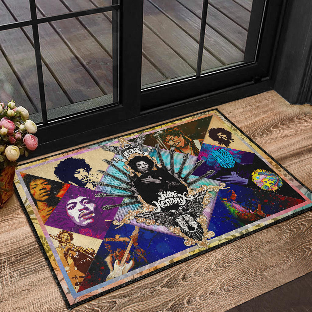 Jimi Hendrix Door Mat Singer Home Decor Custom For Fans NT051001