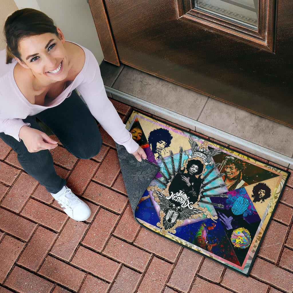 Jimi Hendrix Door Mat Singer Home Decor Custom For Fans NT051001