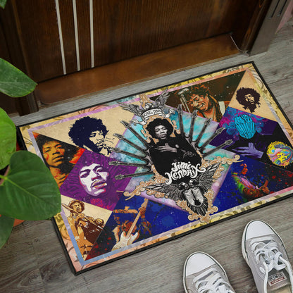 Jimi Hendrix Door Mat Singer Home Decor Custom For Fans NT051001