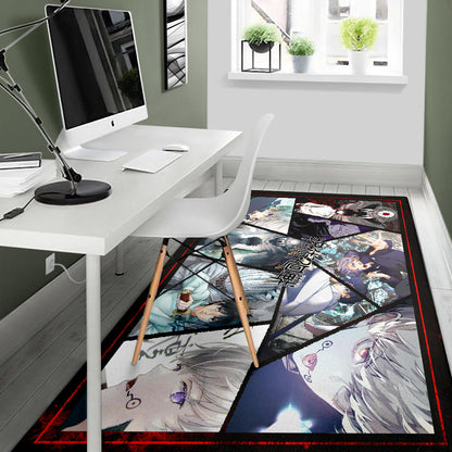 Toge Inumaki And Junpei Yoshino Jujutsu Kaisen Area Rug Anime Home Decor Custom For Fans NA052503