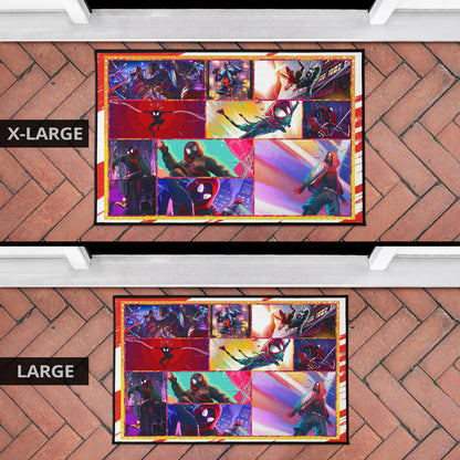 Spider Man Into Spiderverse Door Mat Movie Home Decor Custom For Fans NT050401