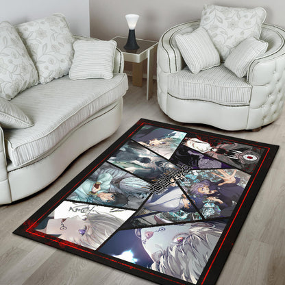 Toge Inumaki And Junpei Yoshino Jujutsu Kaisen Area Rug Anime Home Decor Custom For Fans NA052503