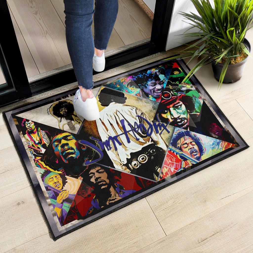Jimi Hendrix Door Mat Singer Home Decor Custom For Fans NT050901