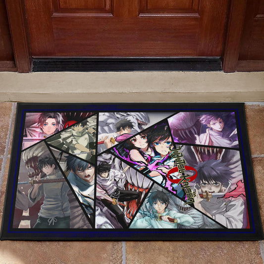 Toge Inumaki And Junpei Yoshino Jujutsu Kaisen Door Mat Anime Home Decor Custom For Fans NA052503