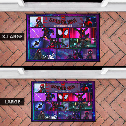 Spider Man Into Spiderverse Door Mat Movie Home Decor Custom For Fans NT050402