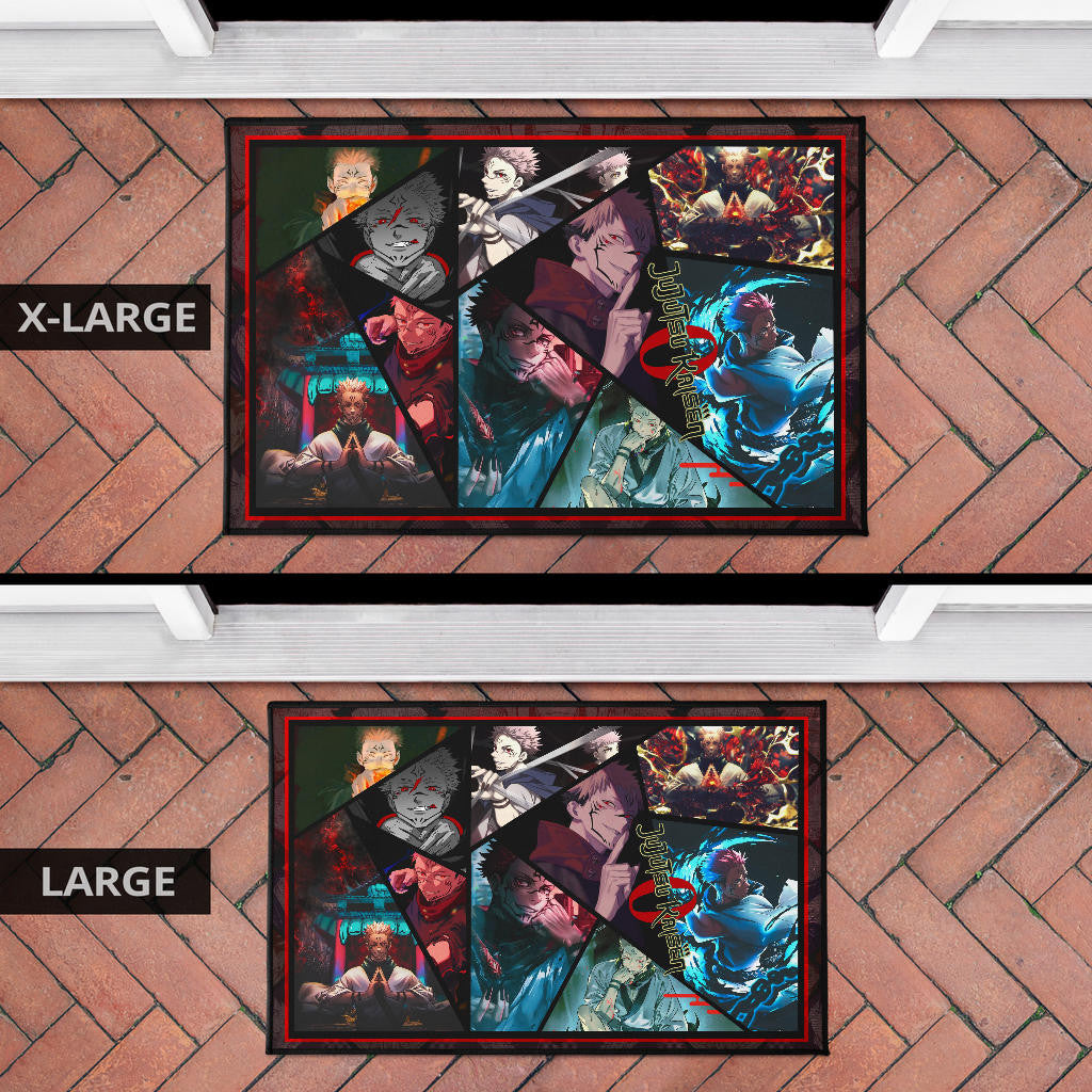 Ryomen Sukuna Jujutsu Kaisen Door Mat Anime Home Decor Custom For Fans NA052303