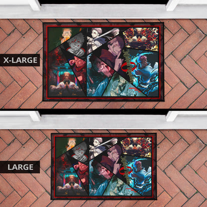 Ryomen Sukuna Jujutsu Kaisen Door Mat Anime Home Decor Custom For Fans NA052303