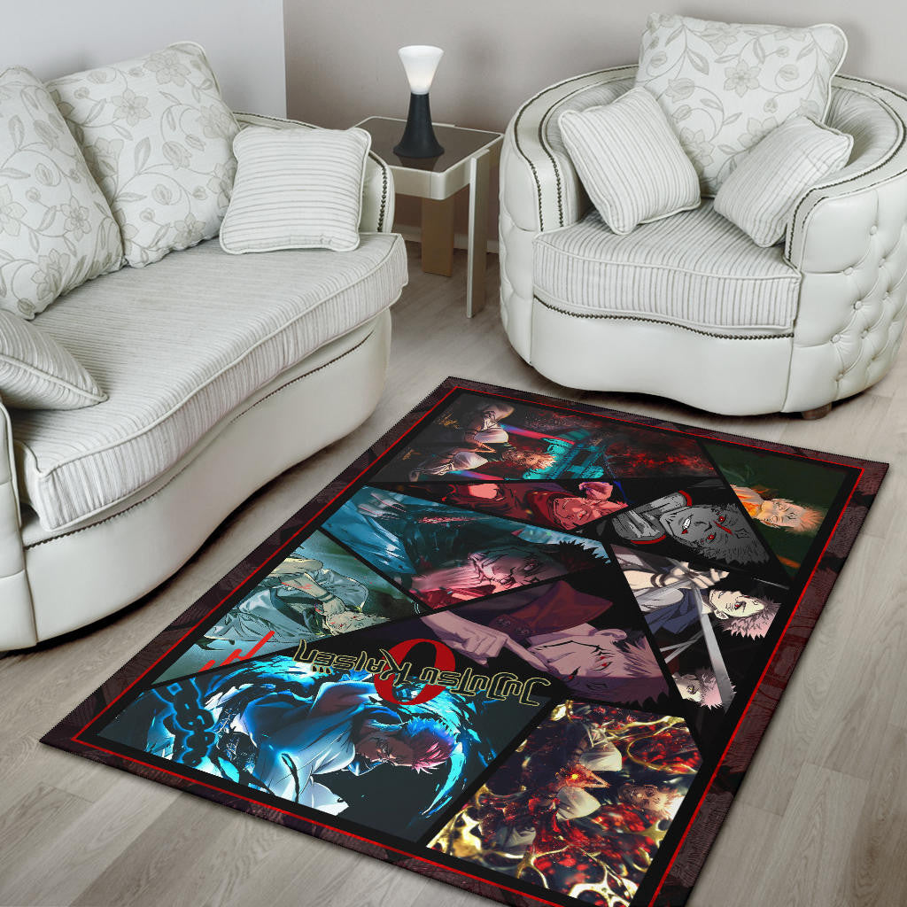 Ryomen Sukuna Jujutsu Kaisen Area Rug Anime Home Decor Custom For Fans NA052303