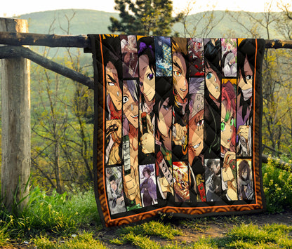 Hashira Strongest Characters Demon Slayer Area Rug Anime Home Decor Custom For Fans NA052001