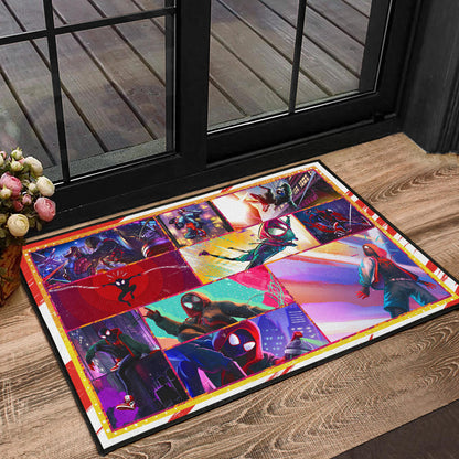 Spider Man Into Spiderverse Door Mat Movie Home Decor Custom For Fans NT050401