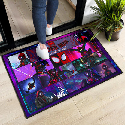 Spider Man Into Spiderverse Door Mat Movie Home Decor Custom For Fans NT050402