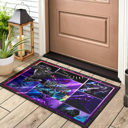 King T'Challa Black Panther Door Mat Movie Home Decor Custom For Fans NT051704
