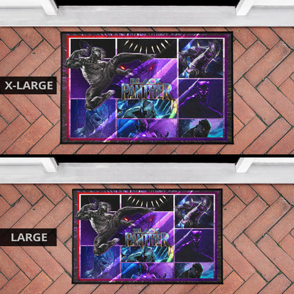 King T'Challa Black Panther Door Mat Movie Home Decor Custom For Fans NT051704