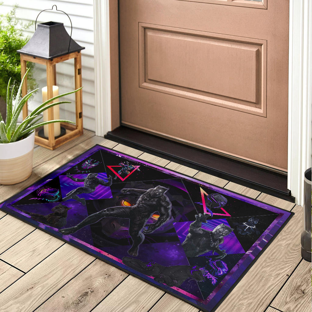 King T'Challa Black Panther Door Mat Movie Home Decor Custom For Fans NT051901