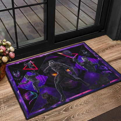 King T'Challa Black Panther Door Mat Movie Home Decor Custom For Fans NT051901