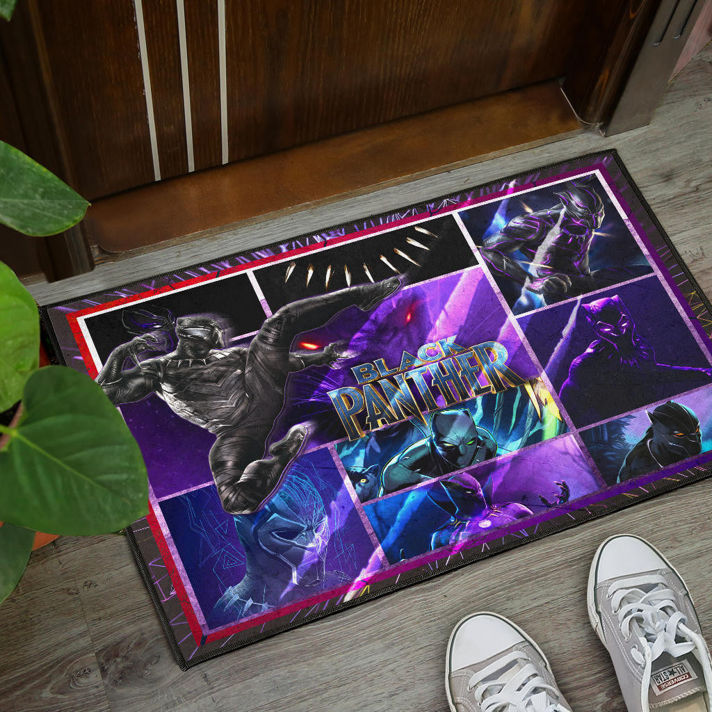 King T'Challa Black Panther Door Mat Movie Home Decor Custom For Fans NT051704
