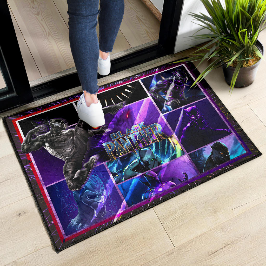 King T'Challa Black Panther Door Mat Movie Home Decor Custom For Fans NT051704