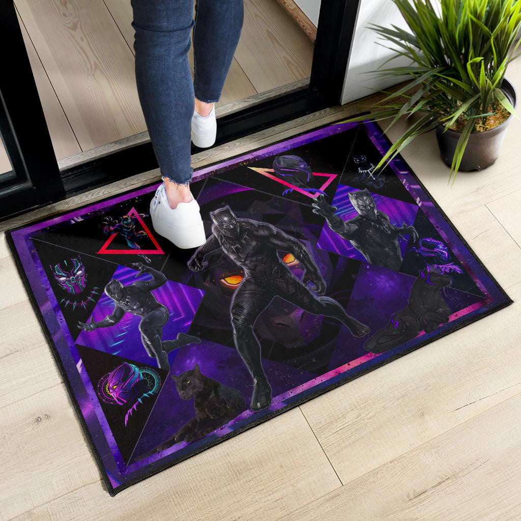 King T'Challa Black Panther Door Mat Movie Home Decor Custom For Fans NT051901