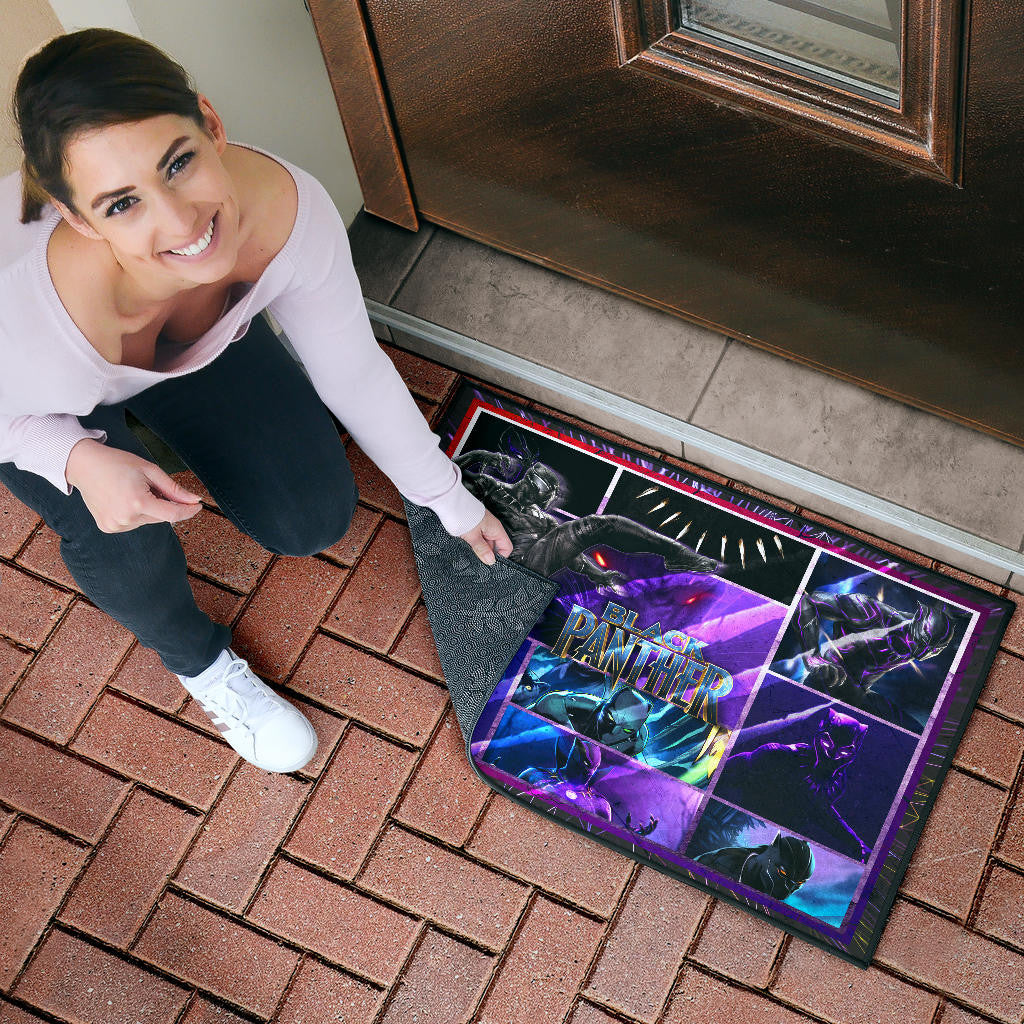 King T'Challa Black Panther Door Mat Movie Home Decor Custom For Fans NT051704