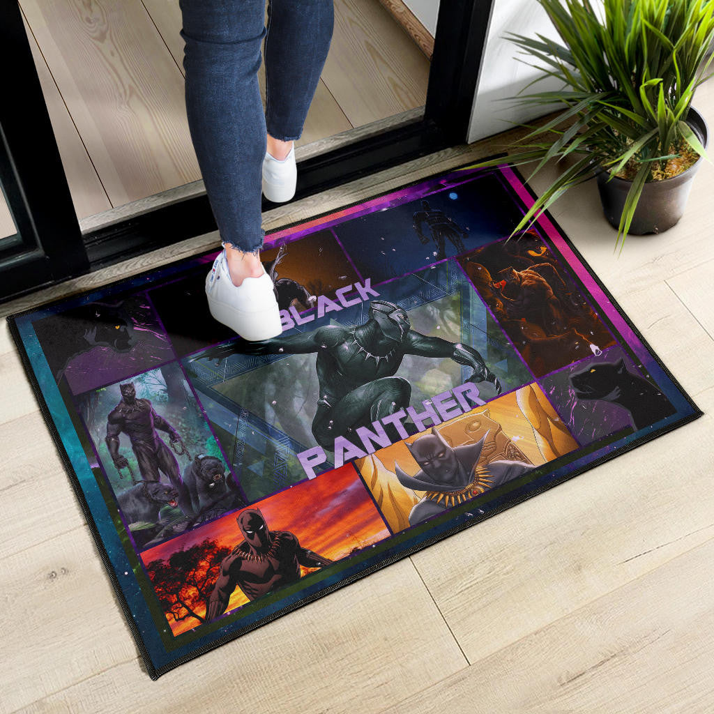 King T'Challa Black Panther Door Mat Movie Home Decor Custom For Fans NT051702