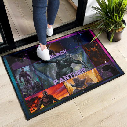 King T'Challa Black Panther Door Mat Movie Home Decor Custom For Fans NT051702