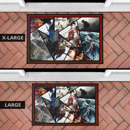 Levi Ackerman Attack On Titan Door Mat Anime Home Decor Custom For Fans NT052702