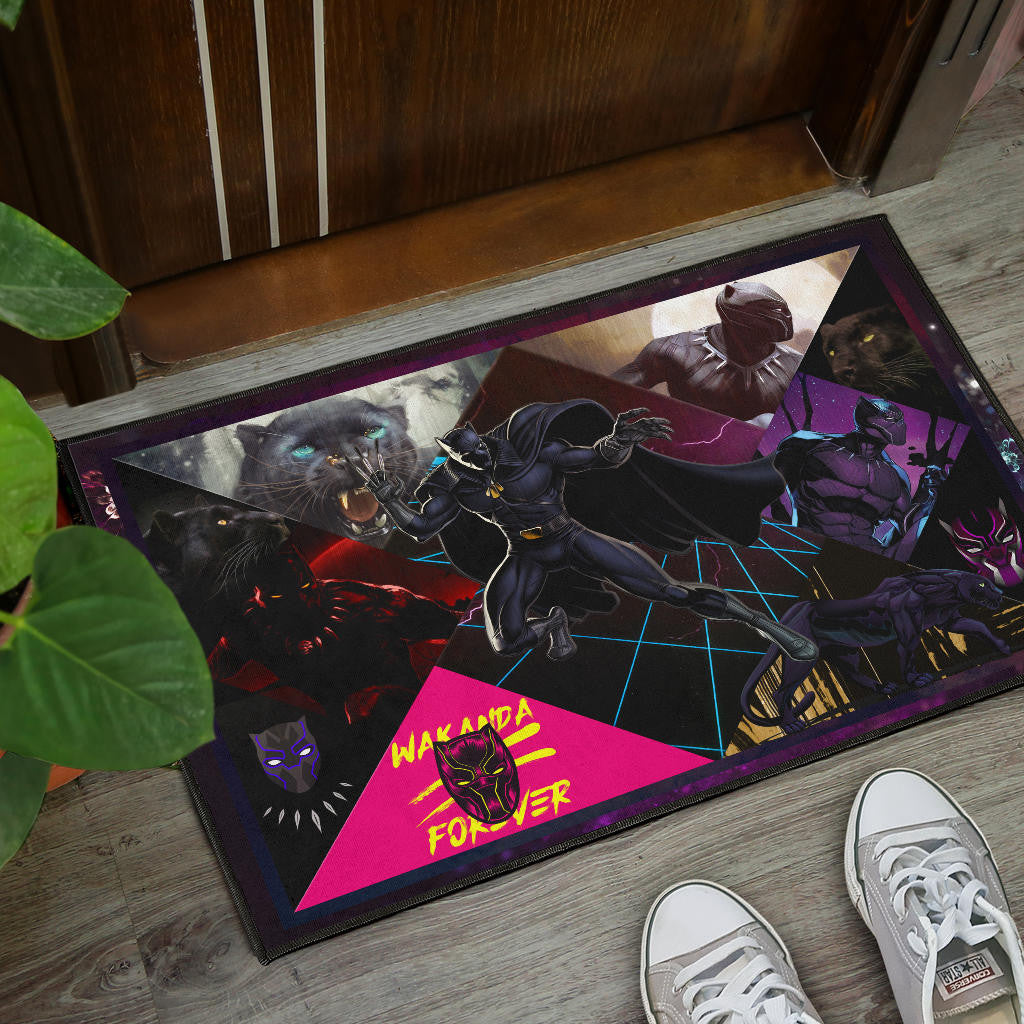 King T'Challa Black Panther Door Mat Movie Home Decor Custom For Fans NT052002