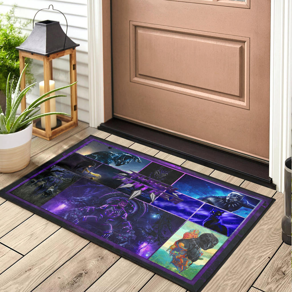 King T'Challa Black Panther Door Mat Movie Home Decor Custom For Fans NT051902