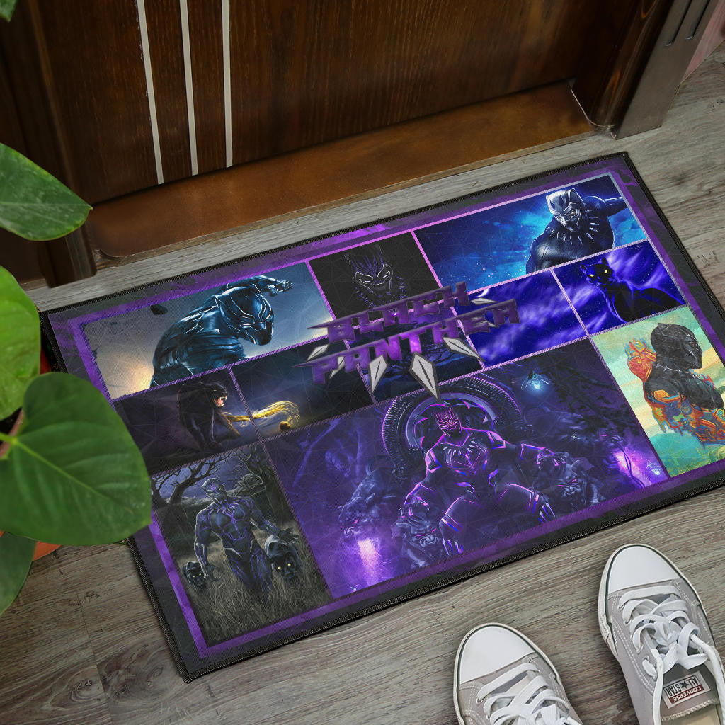 King T'Challa Black Panther Door Mat Movie Home Decor Custom For Fans NT051902