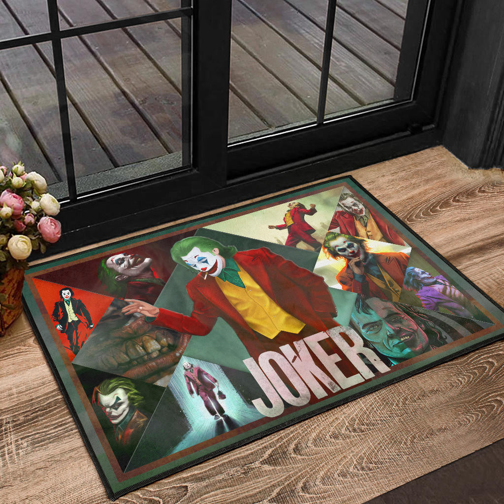 Joker The Clown Door Mat Movie Home Decor Custom For Fans NT051301