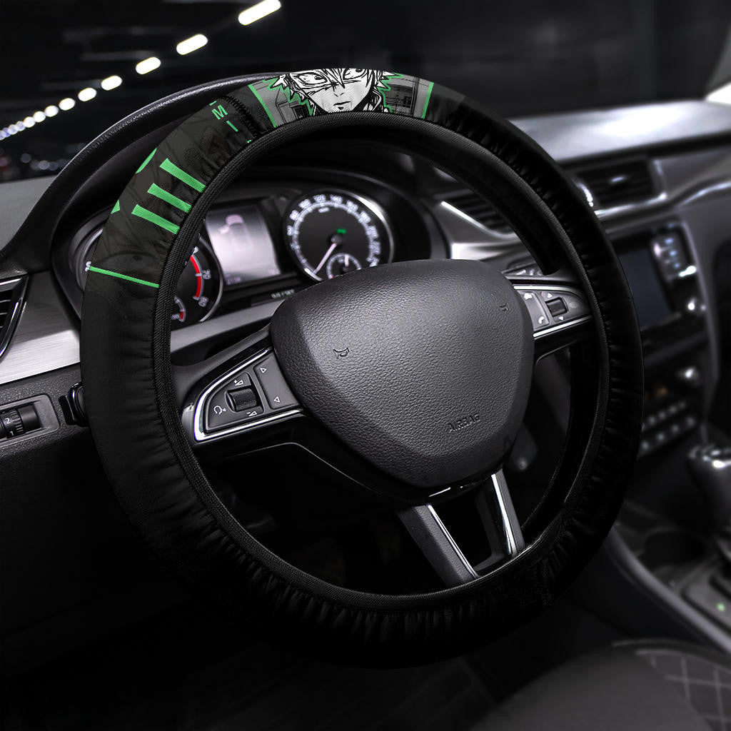 Shinazugawa Sanemi Demon Slayer Seat Belt Covers Anime Car Accessories Custom For Fans NA060203