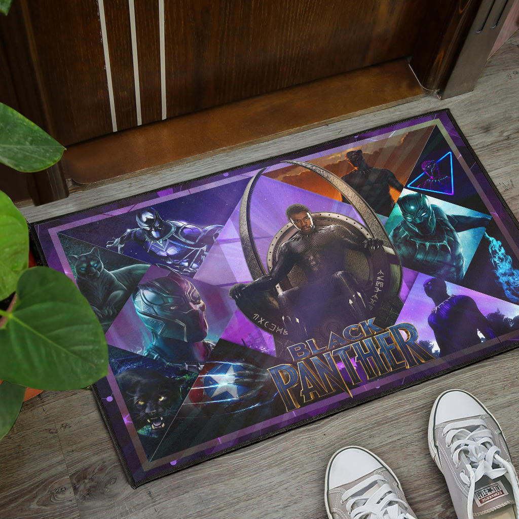 King T'Challa Black Panther Door Mat Movie Home Decor Custom For Fans NT051703