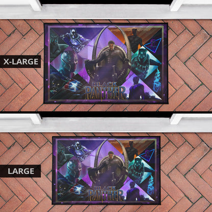 King T'Challa Black Panther Door Mat Movie Home Decor Custom For Fans NT051703