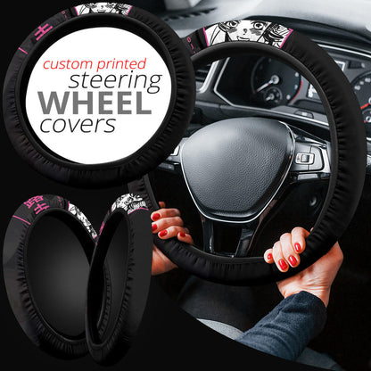 Kanroji Mitsuri Demon Slayer Seat Belt Covers Anime Car Accessories Custom For Fans NA060202