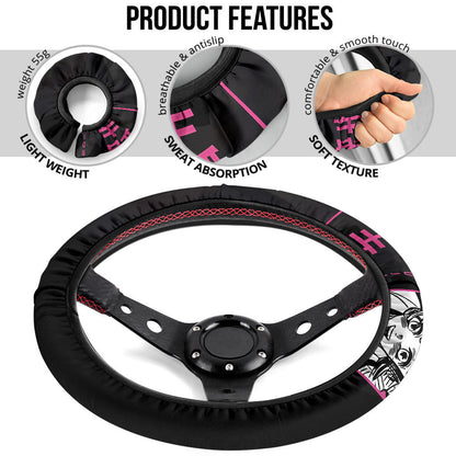 Kanroji Mitsuri Demon Slayer Seat Belt Covers Anime Car Accessories Custom For Fans NA060202