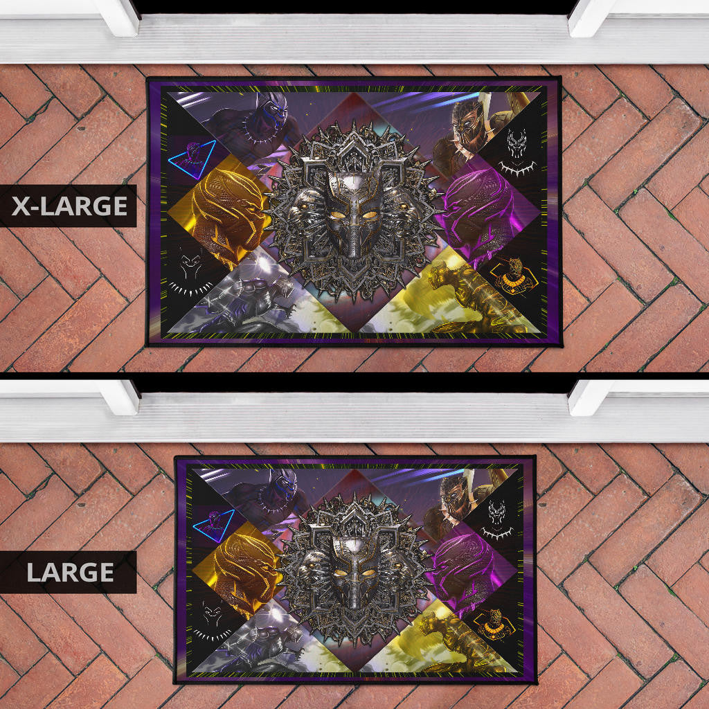 King T'Challa Black Panther Door Mat Movie Home Decor Custom For Fans NT052001