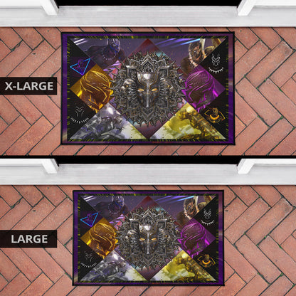 King T'Challa Black Panther Door Mat Movie Home Decor Custom For Fans NT052001
