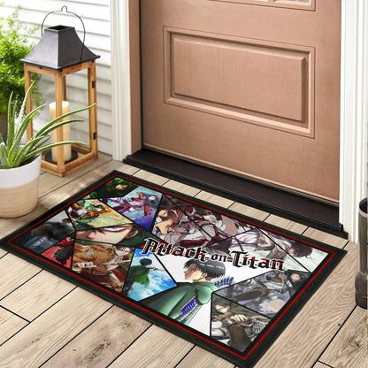 Levi Ackerman Attack On Titan Door Mat Singer Home Decor Custom For Fans NT052604