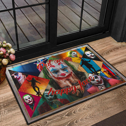 Joker The Clown Door Mat Movie Home Decor Custom For Fans NT051302
