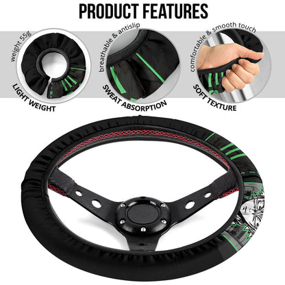 Shinazugawa Sanemi Demon Slayer Seat Belt Covers Anime Car Accessories Custom For Fans NA060203