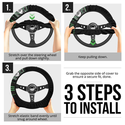 Shinazugawa Sanemi Demon Slayer Seat Belt Covers Anime Car Accessories Custom For Fans NA060203