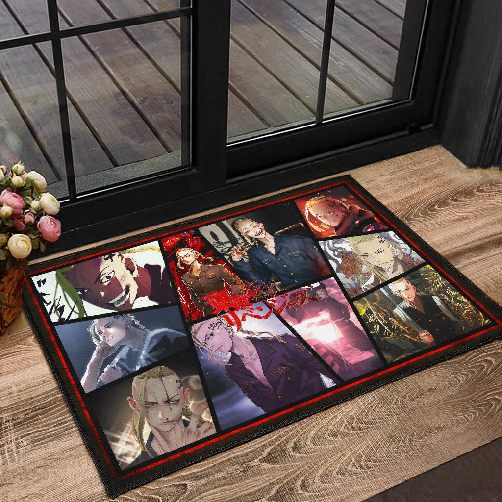 Ken Ryuguji Draken Tokyo Revengers Door Mat Anime Home Decor Custom For Fans NA060804