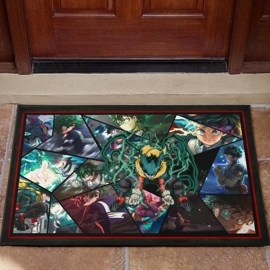 Midoriya Izuku My Hero Academia Door Mat Anime Home Decor Custom For Fans NA060604