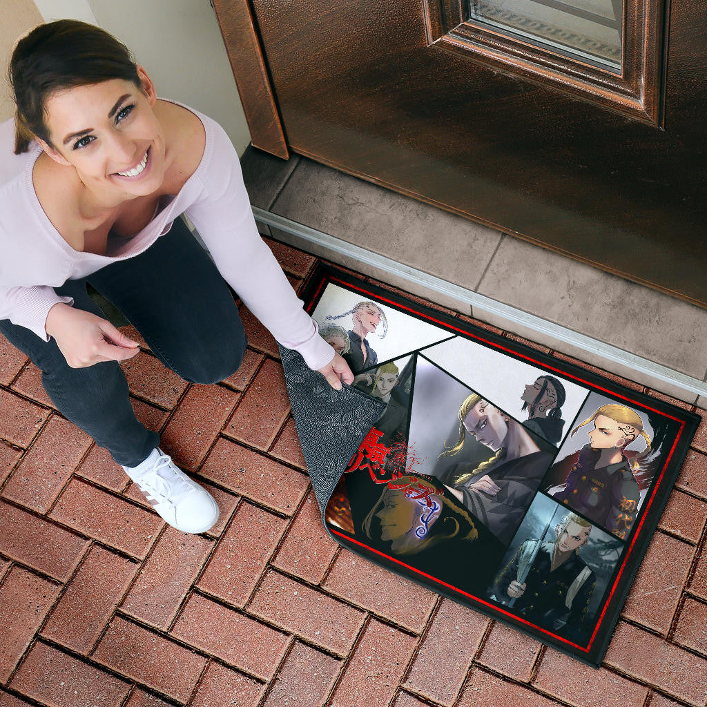 Ken Ryuguji Draken Tokyo Revengers Door Mat Anime Home Decor Custom For Fans NA060803