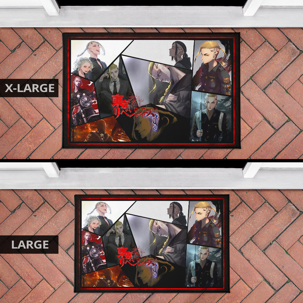 Ken Ryuguji Draken Tokyo Revengers Door Mat Anime Home Decor Custom For Fans NA060803