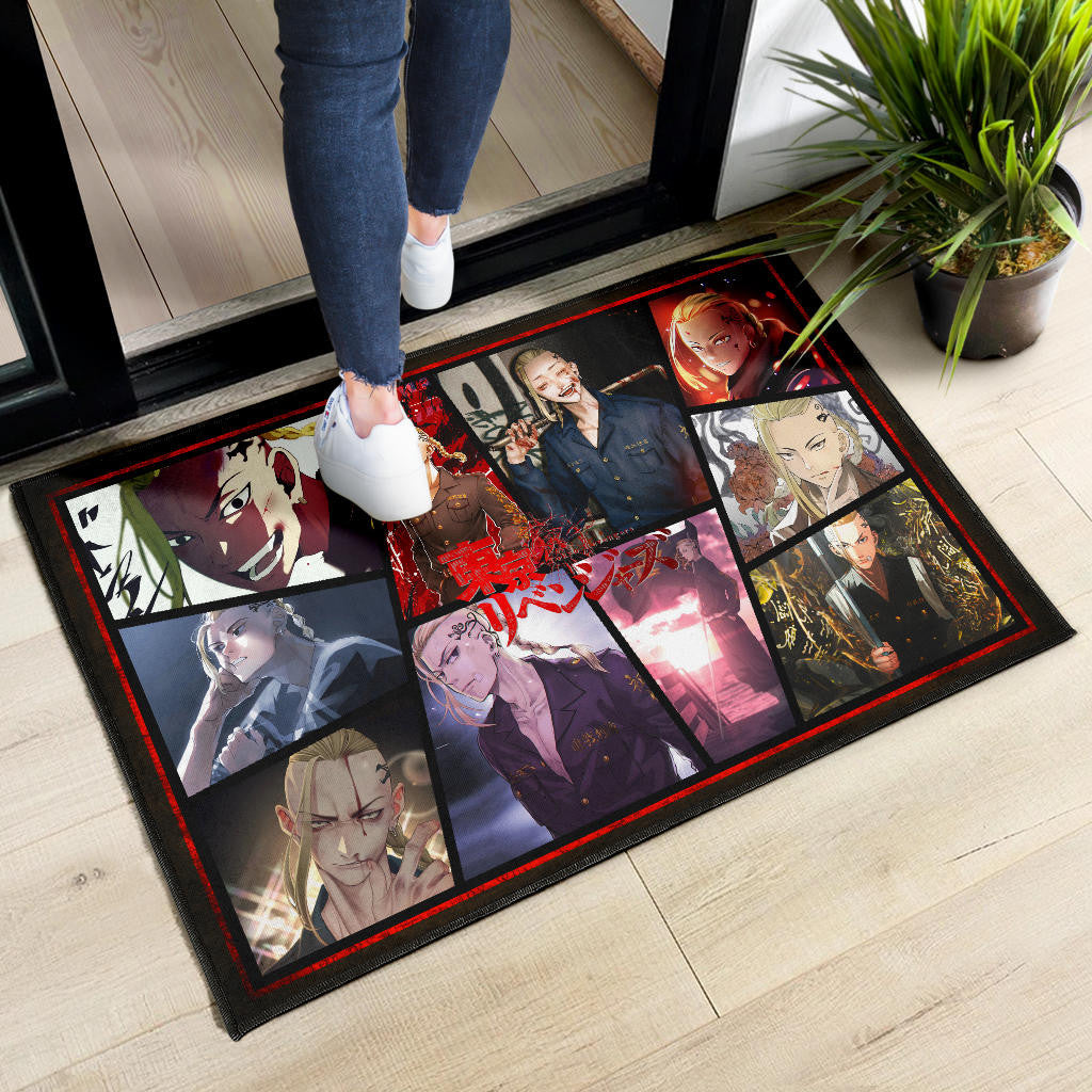 Ken Ryuguji Draken Tokyo Revengers Door Mat Anime Home Decor Custom For Fans NA060804