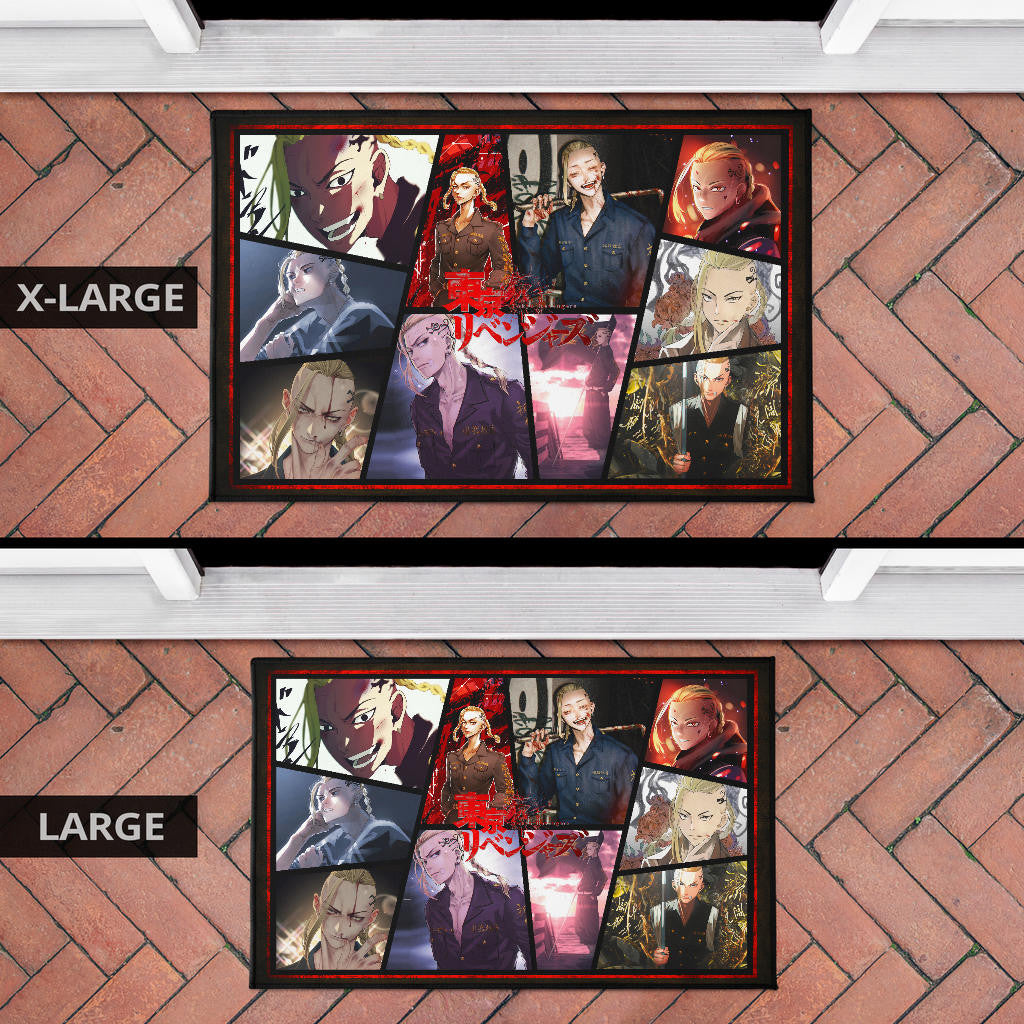 Ken Ryuguji Draken Tokyo Revengers Door Mat Anime Home Decor Custom For Fans NA060804